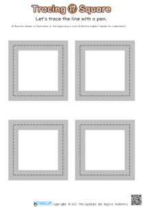 Tracing 17E squares. Free Download. Click on image or button to enlarge.